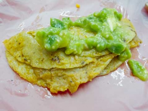 A serving of taco de canasta