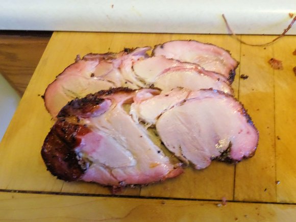 sliced pork burnt ends