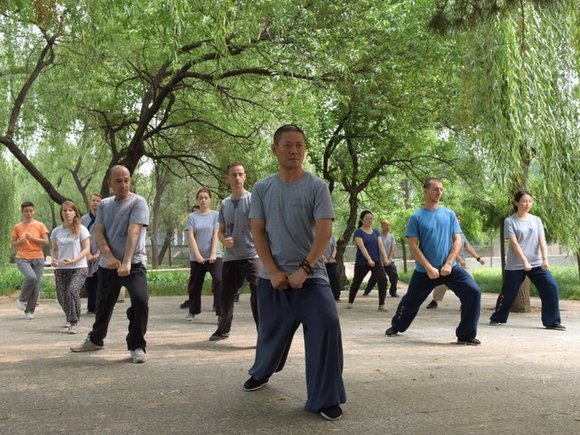 Martial arts trainees in China