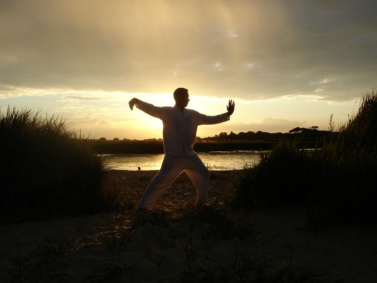 A Tai Chi practitioner 