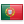 De vlag van Portugal